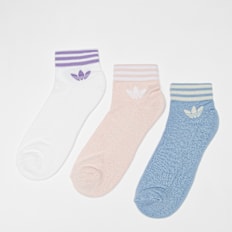 adidas Originals adicolor Trefoil Ankle Socks (3 Pack) multicolorido