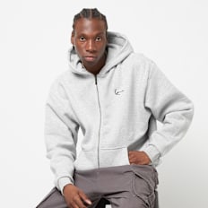 Karl Kani Chest Signature Essential Zip Hoodie grigio