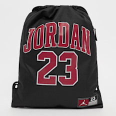 Jordan Jersey Gym Sack schwarz
