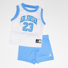 Jordan Muscle Tank and Shorts 2pc Set bleu