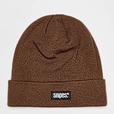 SNIPES Woven Label Beanie castanho