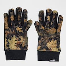 SNIPES Bold Logo Tech Fleece Gloves Leaf camuflaje
