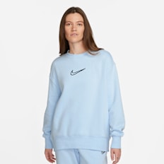 Nike Sportswear Phoenix Fleece Oversize Crew plava