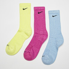 Nike 3 PACK - Everyday Plus Cushioned Crew Socks višebojno