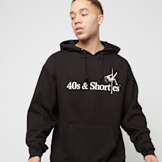 40s & Shorties Text Logo Pole Hoodie zwart