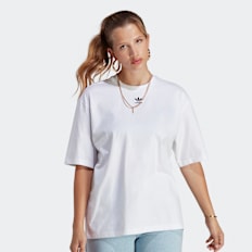 adidas Originals adicolor Oversized T-Shirt weiß