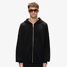 PEQUS Ilios Pin Zip Hoodie nero