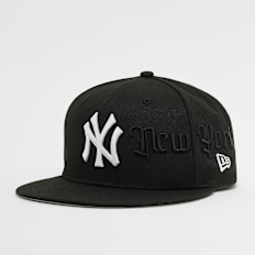 New Era 59Fifty Script MLB New York Yankees schwarz