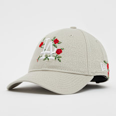 New Era 9Forty Flower MLB Los Angeles Dodgers grau