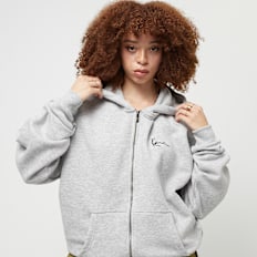 Karl Kani Chest Signature Essential Zip Hoodie grijs