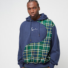 Karl Kani Small Signature Wavy Block Os Hoodie blau