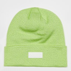 SNIPES Woven Label Beanie grün
