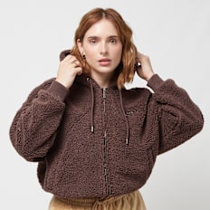 Karl Kani Metal Signature Teddy Full Zip castanho