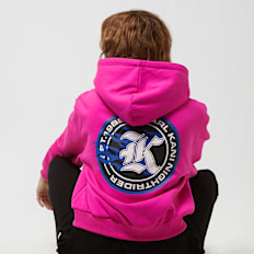 Karl Kani Chest Signature Full Zip Hoodie roza