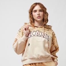 Karl Kani Serif Block Paisley Os Hoodie blanc