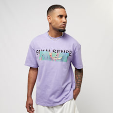 9N1M SENSE Chrome Logo T-Shirt ljubičasta