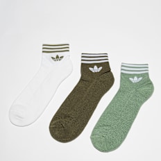 adidas Originals adicolor Trefoil Ankle Sokken (3 Paar) multicolor