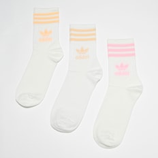 adidas Originals 3 PACK - adicolor Crew Socken bijela