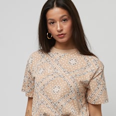 Karl Kani Small Signature Paisley OS Tee beige