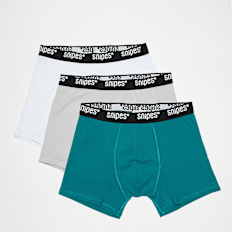 SNIPES 3 PACK - Black Tape Briefs Boxershorts czarny