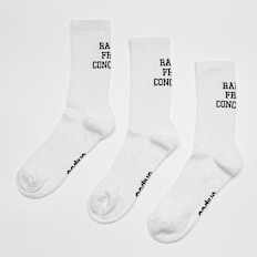SNIPES 3 PACK - Claim Essential Crew Socks White multicolor
