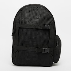 SNIPES Large Basic Logo Side Pocket Skate Backpack schwarz