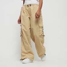 Karl Kani Small Signature Wide Parachute Pants beige