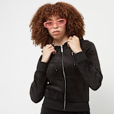 Karl Kani Chest Signature Tight Full Zip Velvet Jacket schwarz