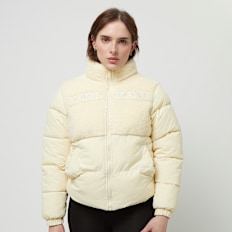 Karl Kani Retro Teddy Puffer Jacket beige