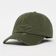 Karl Kani Signature Embro Damaged Washed Cap vert