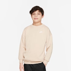 Nike Club Fleece Oversized Sweatshirt bež