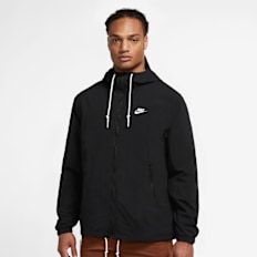 Nike Club Woven Full Zip Jacket nero