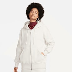 Nike Sportswear Phoenix Fleece Oversized Full-Zip Hoodie biały