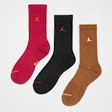 Jordan 3 PACK - Everyday Crew Socks bianco