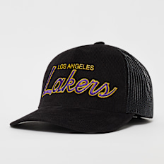 Mitchell & Ness Times Up Trucker NBA Los Angeles Lakers preto