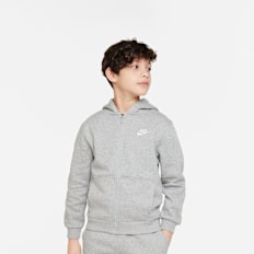 Nike Club Fleece Full-Zip Hoodie grau