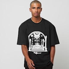 PEQUS Monument Graphic T-Shirt noir