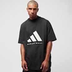 adidas Originals Basketball Cotton Jersey T-Shirt nero