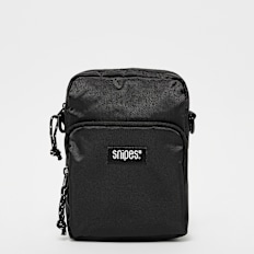 SNIPES Woven Label Basic Logo Small Bag preto