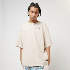 Karl Kani Woven Signature Heavy Jersey Boxy Diner Tee bege
