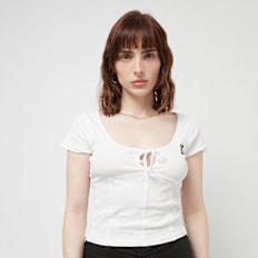 Karl Kani Og Corset Rib Tee weiß