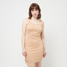 Karl Kani Small Signature Gathering Rib Dress beż