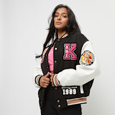 Karl Kani Retro Patch Oversized Block College Jacket schwarz