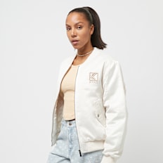 Karl Kani OG Satin Bomber Jacket blanc