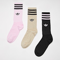 adidas Originals adicolor High Crew Socks (3 Pack) blanc
