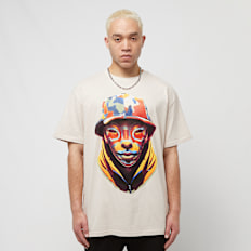 Forgotten Faces Camouflage Front Heavy Oversized Tee multicolor
