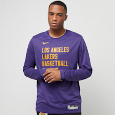 Nike NBA Los Angeles Lakers Dri-Fit Essential Print Longsleeve Tee lila