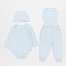 Nike Junior Velour Embossed Swoosh Set (4 Piece) blauw