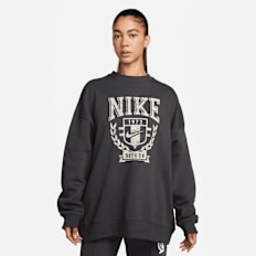 Nike Sportswear Oversized Fleece Crew-Neck Sweatshirt rood