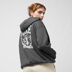 Nike Fleece Hooded Full-Zip Long Sleeve Top czerwony